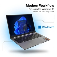 Produk Kustom OEM/ODM Yifang - Laptop Bisnis 15,6 inci Dilengkapi Prosesor AMD Ryzen 5 5500U dan Memori DDR4 16GB