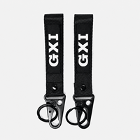 Individuell Bedruckte Sublimations-Schlüsselbänder aus Polyester Kurze Schlüsselketten Lanyards Motorrad-Schlüsselanhänger Großhandel