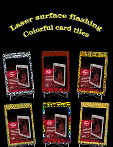 Estuche Magnético para Tarjetas con Lámina Dorada Holográfica Láser de 35PT con Protección UV para Colección de Tarjetas Deportivas - Product Image 3