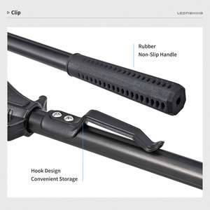 NOUVEAU Filet d'atterrissage de pêche OEM <span class=keywords><strong>en</strong></span> alliage d'aluminium durable télescopique extensible à 95cm <span class=keywords><strong>en</strong></span> maille pliante libération sûre de capture de poisson - Product Image 4