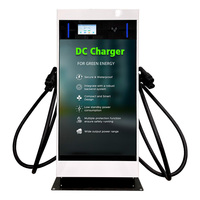 Estación de Carga para Vehículos Eléctricos DC de 180kW con Pantalla LED Grande para Publicidad y Conector GBT CCS1 CCS2 para Estacionamiento de Hoteles WrightCharge