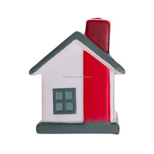 Pelota Antiestrés Personalizada de Espuma PU con Forma de Casa, Color Personalizado, Impresión Serigráfica, Juguete Antiestrés para Inmobiliarias - Product Image 6
