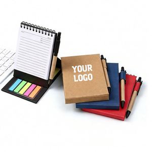 Custom Spiral Memo Pad Standing Flip <b>Note</b> Block with Tear off Color Paper, Desk <b>Sticky</b> <b>Notes</b> for Office Promotional Gift - Product Image 1