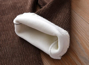 여아 플레어 팬츠 100% 폴리에스터 코듀로이 소재 가을 겨울 신상 여아 롱 팬츠 폼폼 장식 외출복 - Product Image 6