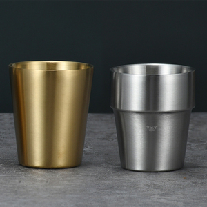 Bouteille isotherme incassable personnalisée, verre à liqueur thermique sous vide, tasse à thé ou à café, <span class=keywords><strong>double</strong></span> <span class=keywords><strong>paroi</strong></span> en acier inoxydable 304, <span class=keywords><strong>verres</strong></span> à vin - Product Image 3