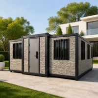 Grande maison préfabriquée en conteneur extensible de 20 pieds, 40 pieds, 30 pieds, villa de luxe préfabriquée avec 2, 3 ou 4 chambres, maison portable, casa contenedor