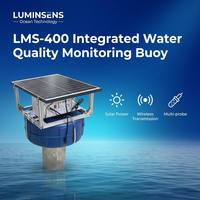 Boya Flotante de Monitoreo de Calidad del Agua OEM con Transmisión Solar 4G, Sonda de pH, OD, CE y Turbidez para Agua Dulce y Ambiente Oceánico