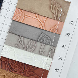 Kain PVC terbaru 1.0 +-0.05MM penjualan langsung dari pabrik kulit grain klasik terasa halus - Product Image 4