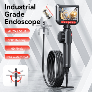 Endoscope industriel professionnel portable S20 OEM/ODM, rigide, bidirectionnel, 360° °   Caméra d'endoscopie articulée AF 6 mm à double objectif, module de 1 m - Product Image 2