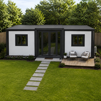 Maison modulaire préfabriquée durable de 20 pieds pour usage extérieur, avec structure soudée, idéale pour les logements complémentaires et les maisons modulaires