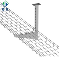 Caisse de câblage en treillis métallique en acier inoxydable SS304 robuste, panier de gestion des câbles pour centre de données et industrie alimentaire, CE ISO