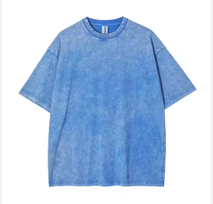 Camiseta de Manga Corta con Cuello Redondo para Hombre, Color Sólido, 100% Algodón Jersey, Corte Regular Informal, Diseño Liso - Product Image 5