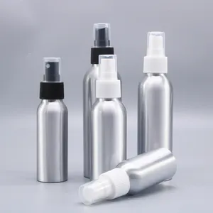 도매 30ml 50ml 100ml 200ml 300ml 500ml 실버 커스텀 룸 스프레이 병 빈 알루미늄 화장품 향수 스프레이 병