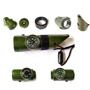 Kit de sauvetage d'urgence multifonctionnel 7 en 1 avec logo personnalisé Sifflet Acmé de poche Boussole Pointeur Navigation portable Vente en gros - Product Image 4