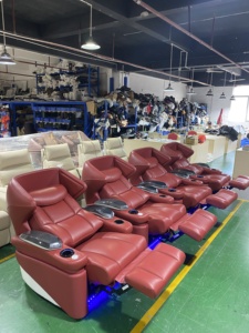 Avión VIP cápsula teatro muebles hogar película reclinable sofá eléctrico silla sótano Media Room estudio cuero película asientos - Product Image 2