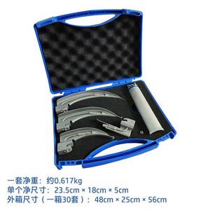 Boa QualityvMacintosh Laringoscópio Com 5 Lâminas Convencional Macintosh Laringoscópio Set Melhor Qualidade Preço Barato - Product Image 6