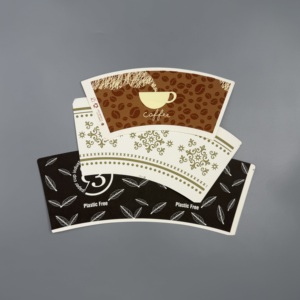 ซัพพลายเออร์จีน แก้วกระดาษเคลือบ PE เป็นมิตรกับสิ่งแวดล้อม หนา 170GSM 210GSM รับพิมพ์ลายตามสั่ง 0-8 สี สำหรับบรรจุภัณฑ์อาหาร - Product Image 1