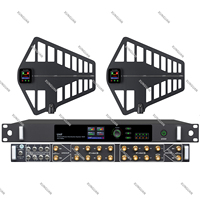 Distribuidor de Antena Profesional R316 de 16 Canales con Pantalla a Color, Amplificador de Señal RF para Uso en Eventos en Vivo, Escenarios y Grandes Espectáculos
