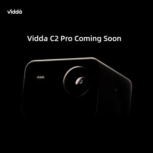 Proyector Láser Portátil <span class=keywords><strong>Hisense</strong></span> Vidda C2 Pro, Zoom Óptico de 0.9-1.5:1, Enfoque Automático con Giro de 360°, 2600 Lúmenes, 4K Integrado - Product Image 2