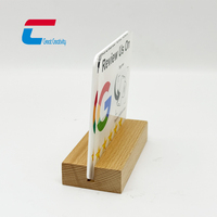 Vente chaude Personnalisé NFC Table Stand NTAG213 Imprimé Google Review Nfc Menu Plate