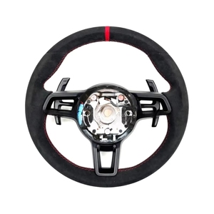 Volant en fibre de carbone haute performance pour voitures de <span class=keywords><strong>sport</strong></span> de luxe, texture personnalisée, poignée antidérapante, design de course, durable - Product Image 4