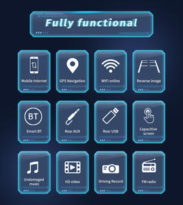 BQCC 9 pouces Android 13 <span class=keywords><strong>GPS</strong></span> Navigator <span class=keywords><strong>Autoradio</strong></span> CarPlay/Android Auto Mirror Link Visualiseur de photos - Garantie 1 an pour <span class=keywords><strong>Golf</strong></span>/Polo/Passat - Product Image 3