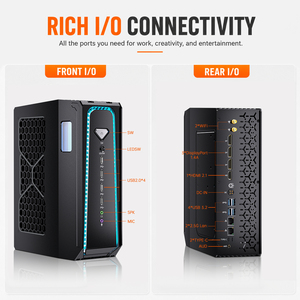 Mini PC R9 9900X RTX 5070 12 Go, Ordinateur de Bureau Gaming et Créatif DDR5 avec Refroidissement pour Rendu IA, Carte Mère OEM SL-800AMD AMD B650 - Product Image 6