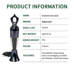 워터프루프 아이브로우 펜슬 아이라이너 콜 메이크업 펜슬, 블랙 다크 브라운 오래 지속되는 비 번지는 화장품 펜슬 벌크 - Product Image 4