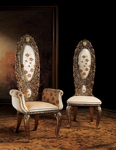 Cung Điện Ý Và Thiết Kế Hoàng Gia Phong Cách <span class=keywords><strong>Baroque</strong></span> Bộ Bàn Ăn Hình Bầu Dục Với 8 Ghế - Product Image 4