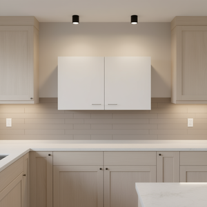 Armoire murale blanche de 19 pouces, 2 portes, 2 étagères, design moderne, style contemporain, armoire murale de cuisine - Product Image 2