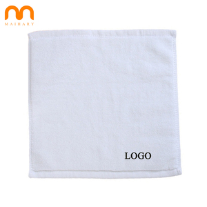 Usine LOGO personnalisé luxe 5 étoiles hôtel <span class=keywords><strong>gant</strong></span> <span class=keywords><strong>de</strong></span> <span class=keywords><strong>toilette</strong></span> 100% coton blanc petit carré serviette <span class=keywords><strong>de</strong></span> visage pour hôtel - Product Image 2