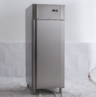 100% qualité en acier inoxydable congélateur vertical boîte affichage refroidisseur