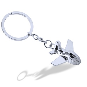 Oneway Wholesale Fashion 3D Mini Craft Travel Gift Metal Aircraft <b>Key</b> Chain <b>Custom</b> 3D Airplane Keychains - Product Image 6