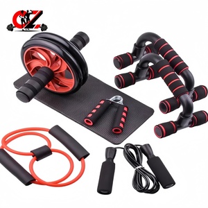 CZFIT Juego de Entrenamiento Abdominal de Alta Calidad, Rueda Abdominal Combinada, Duradera, Antideslizante, Agarre Cómodo, Personalizable - Product Image 4