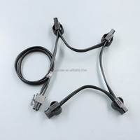 Cable divisor de fuente de alimentación de 6 pines a 4 pines grandes, totalmente modular, 1 a 4, para la serie RM X, paquete de 4, 750 mm, cable de alimentación para PC, OEM
