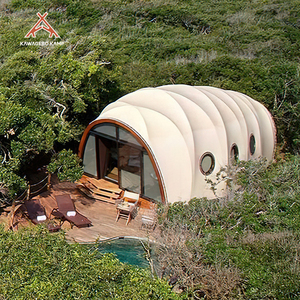Tienda de Safari Kawagebo Kamp de Lujo en Forma de Capullo para Glamping, Duradera e Impermeable, Estilo Wild Coast Tented Lodge, para Complejos Turísticos y Hoteles - Product Image 1