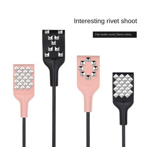 Látigo de entrenamiento para mujeres, tipo raqueta, ecológico, impermeable, con diseño de pelo, juguetes sexuales SM para parejas - Product Image 5