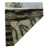 Tc Tiger Stripe Camo Fabriek Groothandel 65% 35% Polyester Tactische Militaire Tactische Ripstop Camouflage Stof