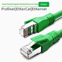 Cable de Red Cat6a de Alta Velocidad Profinet, Personalizado, Gigabit, Servo EtherCAT, Blindado para Cadenas Portacables, 20-70C