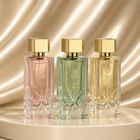Flacon de parfum de luxe en verre haut de gamme avec bouchon en or lesté Super Flint 50ml 100ml et base lourde pour importateurs de marques professionnelles