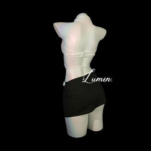 Uniforme de secrétaire sexy, lingerie sexy, robe à nouer à la taille, jupe taille haute - Product Image 6