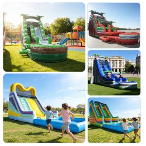 Tobogán Acuático Inflable para Niños, Tobogán Acuático Inflable Comercial <span class=keywords><strong>con</strong></span> Resbaladilla para Jugar en el Agua - Product Image 5