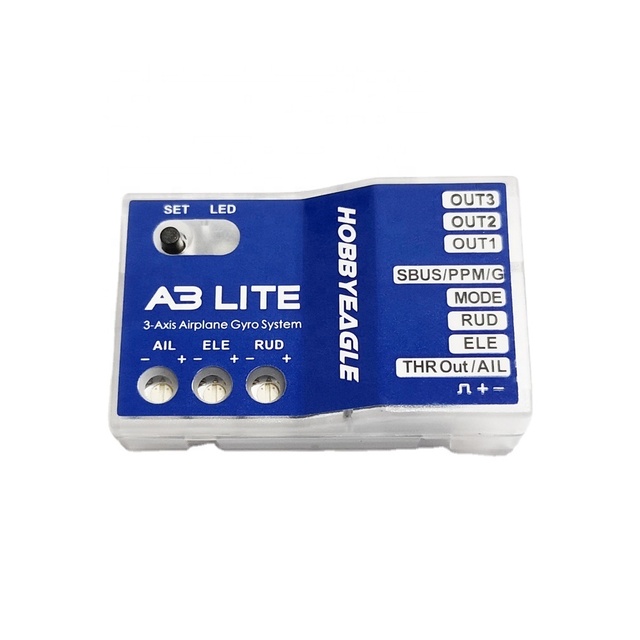 Hobby Eagle A3 EVO / A3 LTE Aeroplane Flight Controller Stabilizer 6 Axis Gyro Support PPM Receiver Fixed-Wing for RC Drone