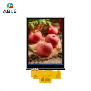 240x320 จุด 3.2 นิ้วจอแสดงผล SPI อินเทอร์เฟซ TFT LCD โมดูลหน้าจอ 24Pin สําหรับรถยนต์