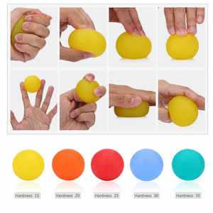 Vendite Fitness Silicone massaggio terapia Grip <span class=keywords><strong>Ball</strong></span> Egg 53mm <span class=keywords><strong>Hand</strong></span> Finger Exerciser recupero muscolare Gripper sollievo dal dolore Fascia <span class=keywords><strong>Ball</strong></span> - Product Image 3