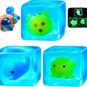 Jouet à pincer lumineux Tuanzi Ice Cube Maltose transfrontalier pour le soulagement du stress des enfants - Product Image 2