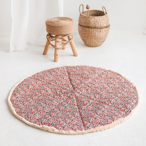 Fabricant de tapis d'activité rond matelassé personnalisé tapis de gymnastique en coton pour bébé <span class=keywords><strong>coussin</strong></span> de décoration de chambre de temps de ventre - Product Image 1