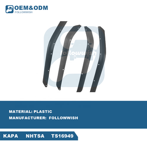 Followish <span class=keywords><strong>Precio</strong></span> de fábrica JL Ceja de rueda de hoja de sauce delantera y trasera para <span class=keywords><strong>Jeep</strong></span> Wrangler JL Ceja de rueda trasera - Product Image 2