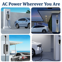 Cargador Portátil para Vehículos Eléctricos Wufen de 7KW NACS/Estándar CA con IP67 y Cable de 5M para Vehículos Eléctricos Chinos