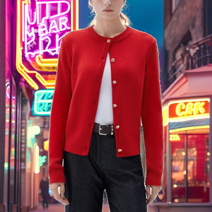 Winter Knitted Style Sweater Cardigan <b>Coat</b> Loose Plush Long <b>Flared</b> Sleeves Fashion Casual for Women - Product Image 2